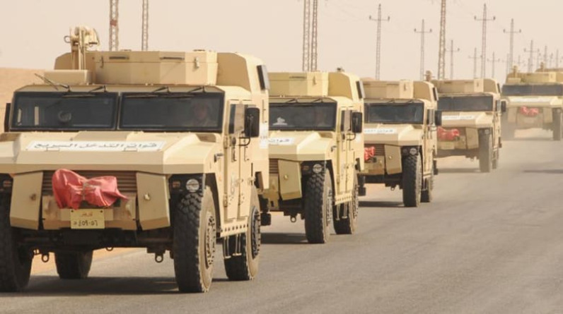 آليات عسكرية مصرية تتجه نحو رفح